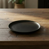 Danny Home Ceramic Flat Dinner Plate 20cm Black at Zubaidas Homestore 