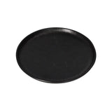 Danny Home Ceramic Flat Dinner Plate 20cm Black at Zubaidas Homestore Pakistan