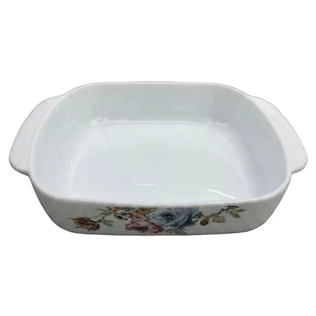 Danny Home Ceramic Flower Design Bakeware Dish 25cm at Zubaidas Homestore Pakistan