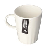 Danny Home Ceramic Fluted Coffee Mug 350ml White at Zubaidas Homestore Pakistan