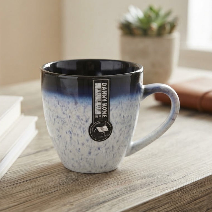 Danny Home Ceramic Galaxy Half Grain Mug 400ml at Zubaidas Homestore 