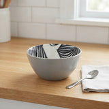 Danny Home Ceramic Leaf Pattern Serving Bowl 12cm at Zubaidas Homestore