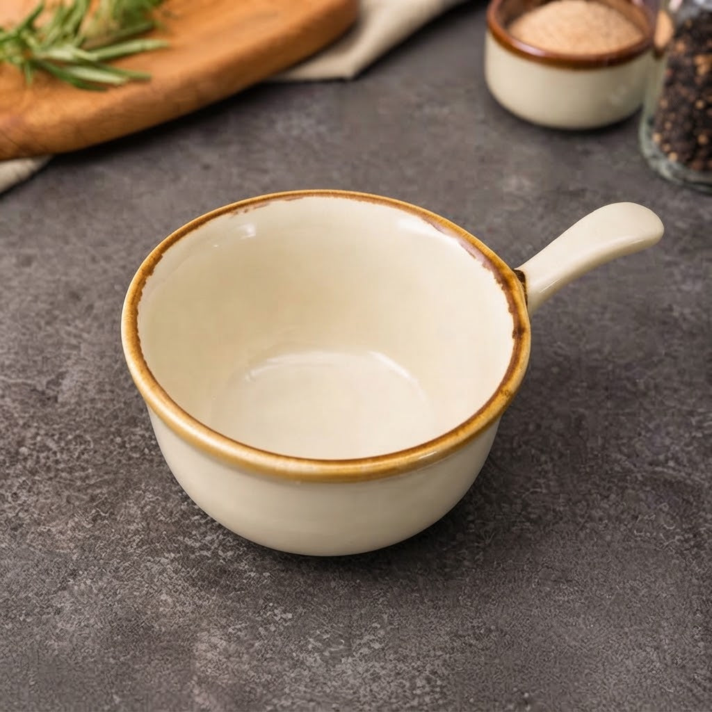Danny Home Ceramic Mini Baking Dish With Handle 13cm at Zubaidas Homestore