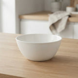 Danny Home Ceramic Round Salad Bowl 20cm White at Zubaidas Homestore 