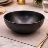 Danny Home Ceramic Salad Bowl Black 20cm at Zubaidas Homestore