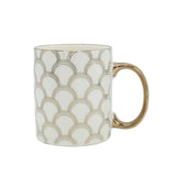 Danny Home Ceramic Scale Pattern Coffee Mug 350ml at Zubaidas Homestore 