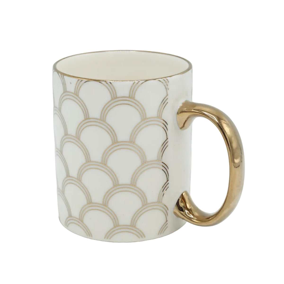 Danny Home Ceramic Scale Pattern Coffee Mug 350ml at Zubaidas Homestore. House of The Biggest Collection of Coffee Mugs and Tea Cups in Pakistan