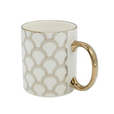 Danny Home Ceramic Scale Pattern Coffee Mug 350ml at Zubaidas Homestore. House of The Biggest Collection of Coffee Mugs and Tea Cups in Pakistan