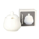 Danny Home Ceramic Sugar Pot 350ml White at Zubaidas Homestore