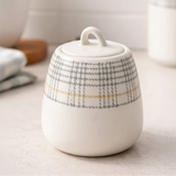 Danny Home Ceramic Sugar Pot With Lid 220ml White at Zubaidas Homestore