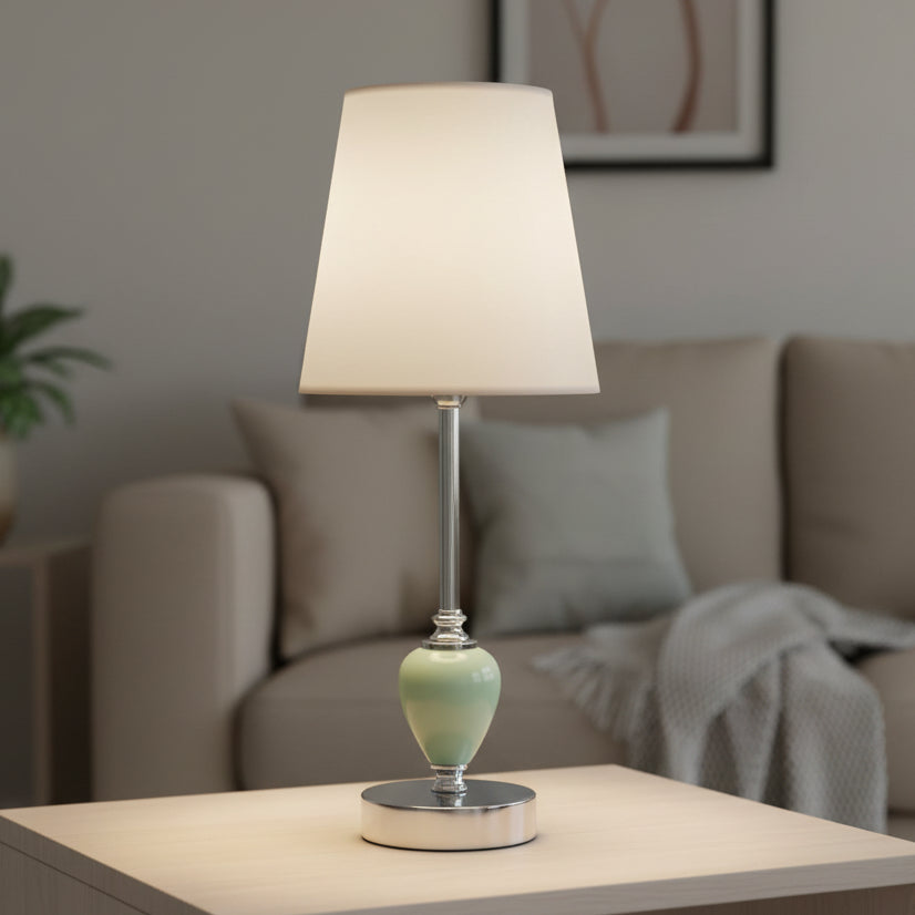 Danny Home Ceramic Table Lamp Green 41.5cm at Zubaidas Homestore 