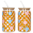 Danny Home Checkerboard Smiley Glass Tumbler Set at Zubaidas Homestore Pakistan