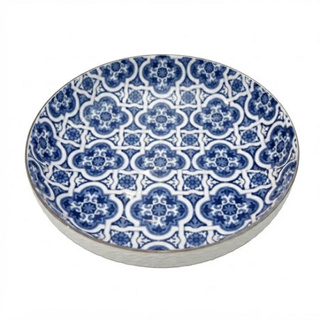 Danny Home Classic Blue Porcelain Deep Plate 30cm at Zubaidas Homestore Pakistan