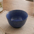 Danny Home Classic Pattern Blue Ceramic Bowl at Zubaidas Homestore