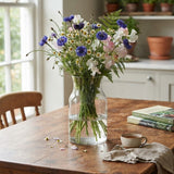 Danny Home Clear Glass Flower Vase 25.3cm at Zubaidas Homestore 