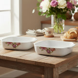 Danny Home Corning Flower Bakeware Dish 2 Piece Set at Zubaidas Homestore 