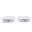 Danny Home Corning Flower Bakeware Dish 2 Piece Set at Zubaidas Homestore Pakistan