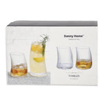 Danny Home Crescent Shaped 4 Pieces Glass Set 325ml at Zubaidas Homestore