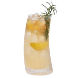 Danny Home Crescent Shaped Cocktail Glass 4 Pieces Set 500ml at Zubaidas Homestore 