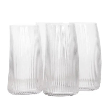 Danny Home Crescent Shaped Cocktail Glass 4 Pieces Set 500ml at Zubaidas Homestore. Most Trusted Homestore in Pakistan