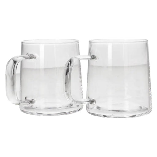 Danny Home Crystal Clear Glass Mug 2 Pieces Set 300ml at Zubaidas Homestore Pakistan