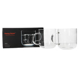 Danny Home Crystal Clear Glass Mug 2 Pieces Set 330ml at Zubaidas Homestore 