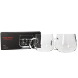 Danny Home Crystal Clear Glass Mug 2 Pieces Set 430ml at Zubaidas Homestore 