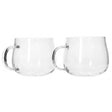 Danny Home Crystal Clear Glass Mug 2 Pieces Set 430ml at Zubaidas Homestore Pakistan