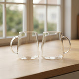 Danny Home Crystal Clear Glass Mug 2 Pieces Set 450ml at Zubaidas Homestore