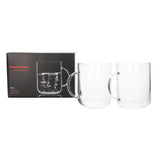Danny Home Crystal Clear Glass Mug 2 Pieces Set 500ml at Zubaidas Homestore 