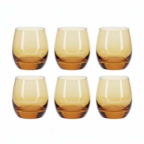 Danny Home Crystal Rock Glass 6 Pieces Set 360ml at Zubaidas Homestore 
