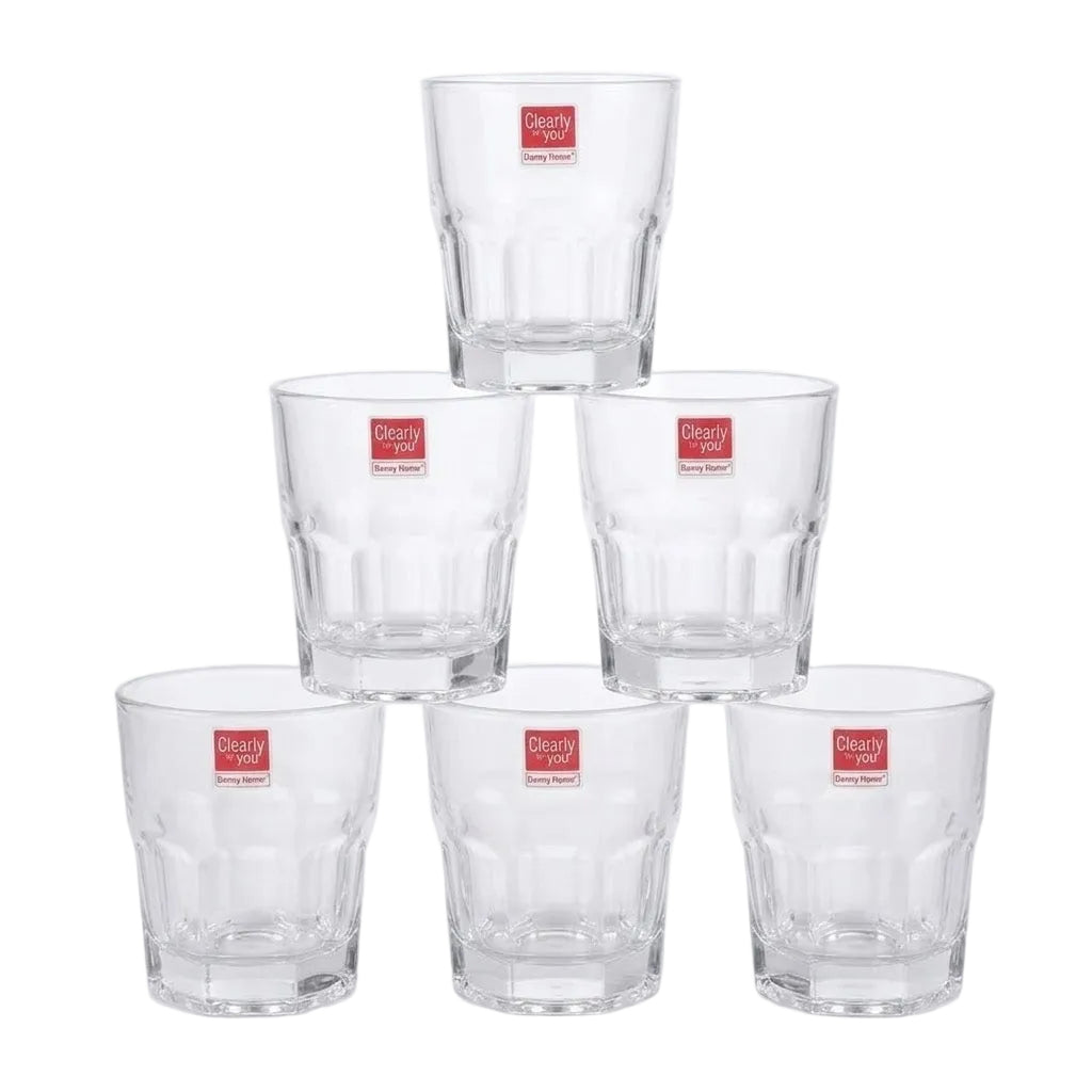 Danny Home Crystal Shining 6 Pieces Glass Set 285ml at Zubaidas Homestore