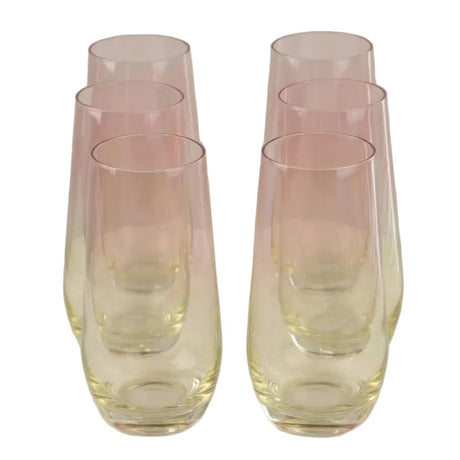 Danny Home Crystal Tall Glass Set 6 Pieces 550ml at Zubaidas Homestore 