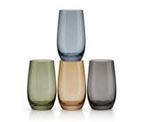 Danny Home Crystal Tulip Glass 4 Pieces Set 410ml at Zubaidas Homestore
