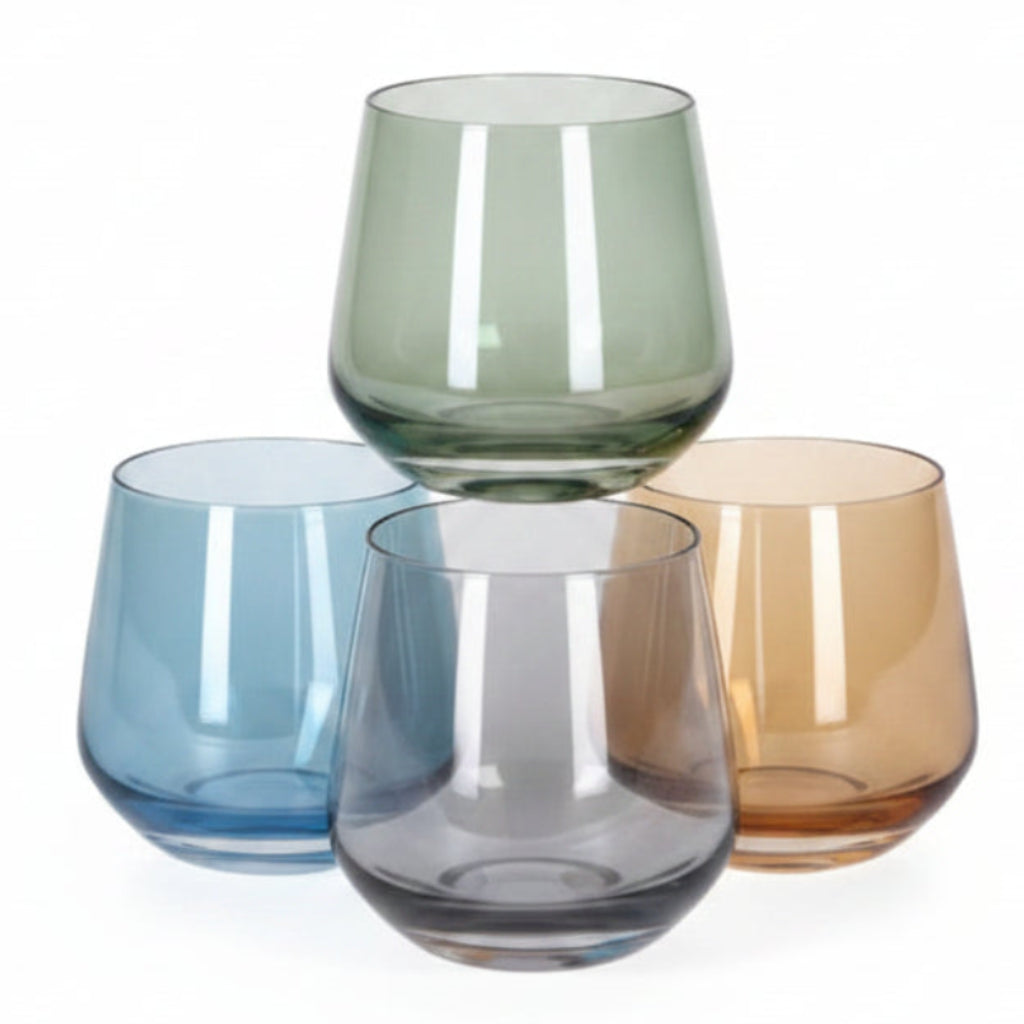 Danny Home Crystal Whisky Glass Set 4 Pieces at Zubaidas Homestore