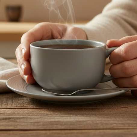 Danny Home Cup and Saucer 6 Pieces Set Grey at Zubaidas Homestore Pakistan