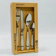 Danny Home Cutlery Set Grey Wood Effect 24 Pieces at Zubaidas Homestore