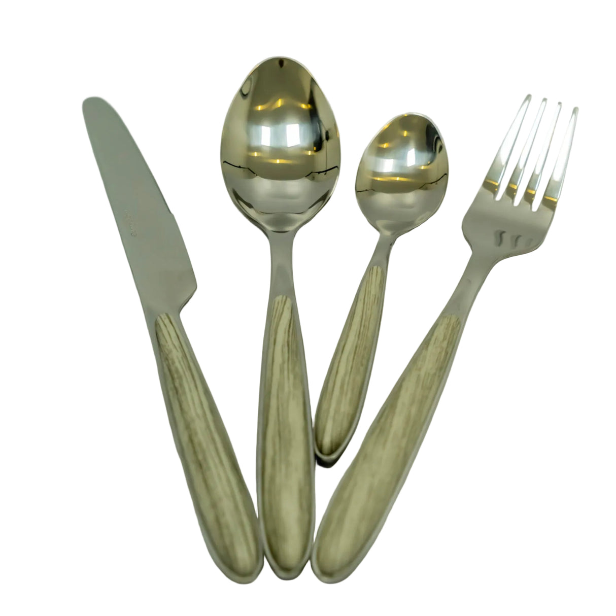 Danny Home Cutlery Set Grey Wood Effect 24 Pieces at Zubaidas Homestore Pakistan