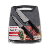Danny Home Cutting Board with 2 Pieces Knife Set at Zubaidas Homestore Pakistan