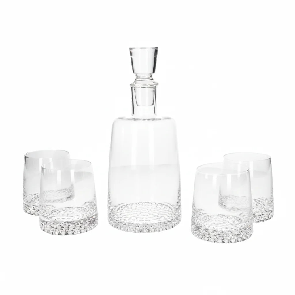 Danny Home Decanter Whisky Glasses Set 5 Pieces at Zubaidas Homestore