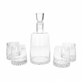 Danny Home Decanter Whisky Glasses Set 5 Pieces at Zubaidas Homestore