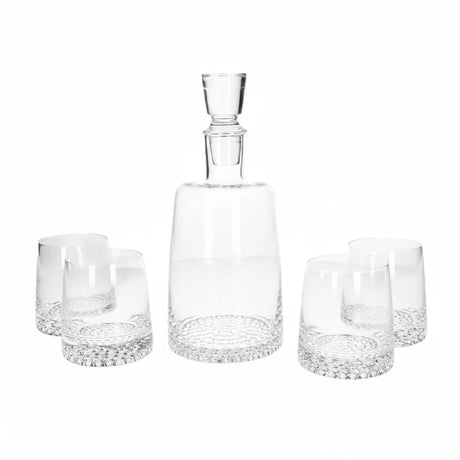 Danny Home Decanter Whisky Glasses Set 5 Pieces at Zubaidas Homestore