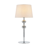 Danny Home Decorative Chrome Metal Table Lamp at Zubaidas Homestore Pakistan