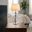 Danny Home Decorative Chrome Metal Table Lamp at Zubaidas Homestore