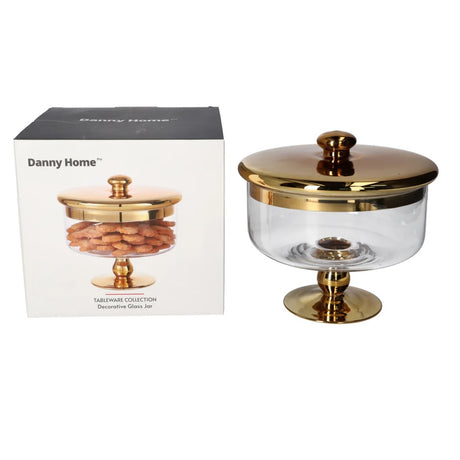 Danny Home Decorative Cookie Glass Jar 18.7cm at Zubaidas Homestore 