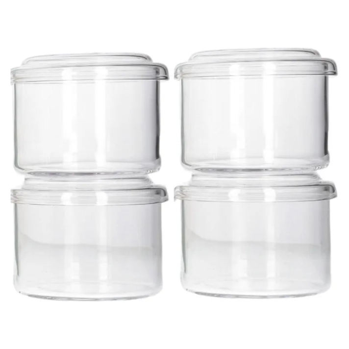Danny Home Dessert 4 Pieces Glass Cups 200ml at Zubaidas Homestore Pakistan