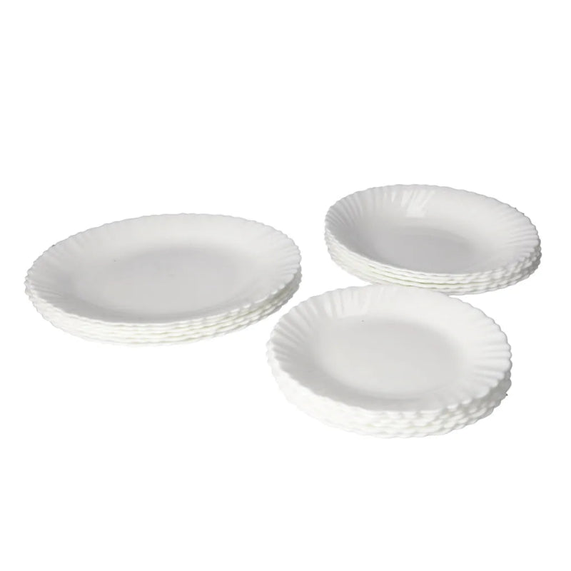Danny Home Dinner Set 18 Pieces Snow White at Zubaidas Homestore Pakistan