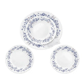 Danny Home Dinner Set 24 Pieces Blue Botanical at Zubaidas Homestore