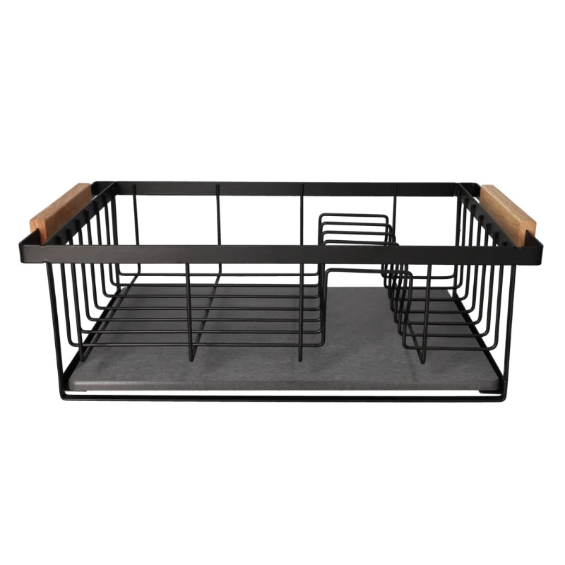 Danny Home Dish Rack with Diatomite Drip Tray 42.4cm Black at Zubaidas Homestore Pakistan