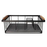 Danny Home Dish Rack with Diatomite Drip Tray 42.4cm Black at Zubaidas Homestore Pakistan